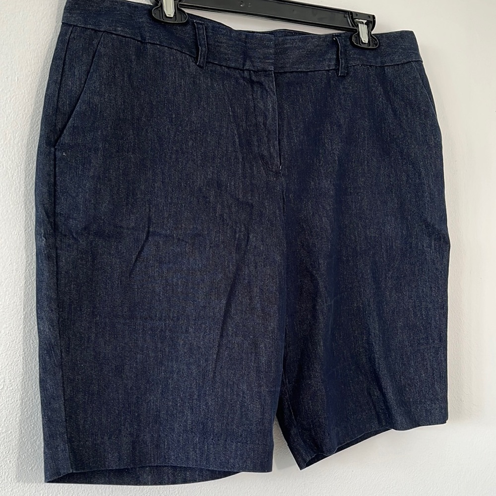 Deep blue bermuda shorts